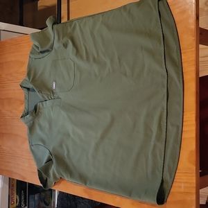 Dark olive figs set. Maternity top and regular women's bottoms xl